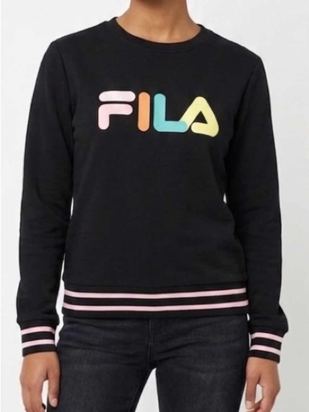 Fila Black Crewneck Sweatshirt